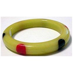 Schultz bakelite bracelet with red and black #1850055