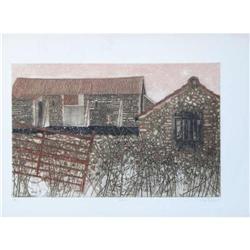 Valerie Thornton, etching, Wiveton #1850075