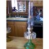 Antique Kerosene Green & Clear Aladdin Lamp #1850097