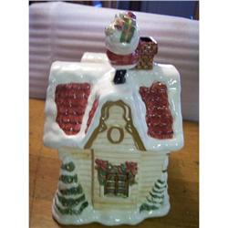 1990 Fitz & Floyd  Victorian House  Cookie Jar #1850120