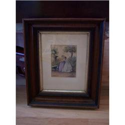 Pair of Antique Framed Prints #1850135