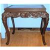 Floral Carved Oriental Occasional Table #1850153