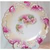 RS Prussia Roses on Plume Mold Cake Plate #1850227
