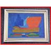 Image 1 : 1960 Rene Brochard Guggenheim Museum Painting #1850280