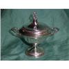 Vintage silver candy goblet with cover. #1850402