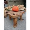 Image 1 : PRIMITIVE TEAK ROOT RUSTIC RENAISSANCE TABLE  #1850452
