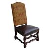 Image 1 : VICTORIAN TAPESTRY DINING ACCENT SIDE CHAIR #1850457