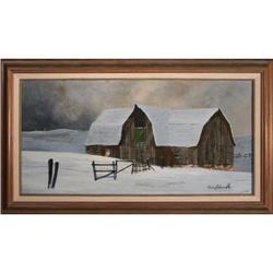 Winter Barn, by Richard Cornwell #1863737
