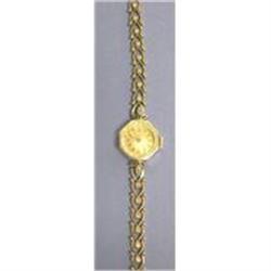 14K  White Gold Diamond Geneve Swiss Wristwatch#1863743