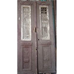 French Colonial Double Antique Doors #1864234