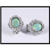 Image 1 : Stylish 18K White Gold Opal and Diamond #1864253