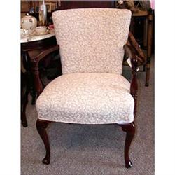 Mahogany Queen Anne Armchair c.1940 #1864286