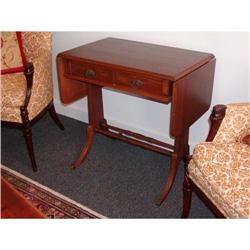 Mahogany Duncan Phyfe Style Library Table #1864324