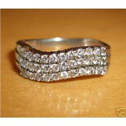 18K White Gold Diamond Wedding/Anniversary Ring#1864519