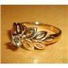 Estate 14K Yellow Gold Diamond Engagement Ring #1864523