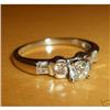 14K White Gold Diamond Engagement Ring #1864528