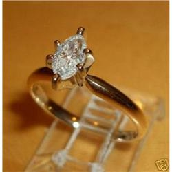 14K Gold Diamond Solitaire Engagement Ring #1864538