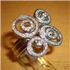 Image 1 : 14K White Gold .85 ct Diamond Right Hand Ring #1864543