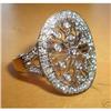 Image 1 : 14K White Gold Diamond Right Hand Ring #1864544