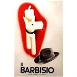 Barbisio Dog Poster, Later Priniting ca 80s #1864629