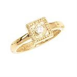 1.5 cts G VS1 natural diamond ring square #1864659