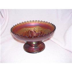 Dugan Stemmed Rose Amethyst Bowl #1864823