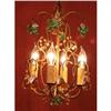 Image 1 : Bagues Style Colored Glass Chandelier #1910949