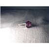 Estate 14K WG White Gold Amethyst Diamond Ring #1911391
