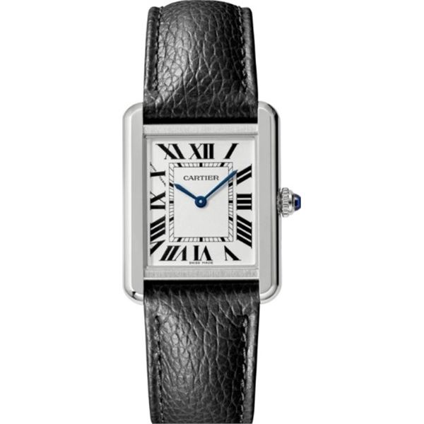 Cartier Tank Solo Small on Strap Model #WSTA0030