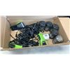 Image 3 : 4 boxes of extension cords security cameras and more