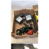 Image 2 : 2 Boxes of various electronics and flashlights