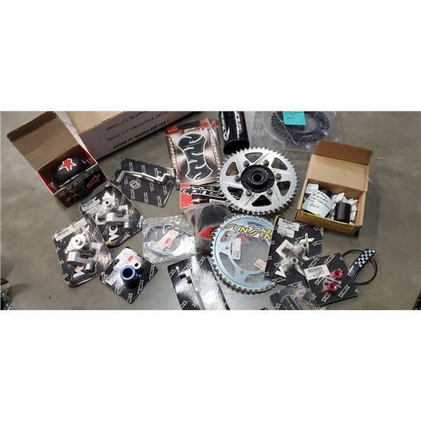 Lot of new motorcycle parts