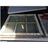 Image 2 : 6 VINTAGE WINDOWS - 11 MISSING/DAMAGED PANELS WITH REPLACEMENT GLASS