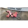Image 2 : Milwaukee drill, charger, 3 batteries and general paint sign