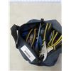 Image 3 : TOOL BAG WITH PLIERS, HAND TOOLS, PARK TOOLS AND OTHERS
