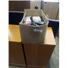 Image 1 : BOX OF LIGHTBULBS, KNIVES, PHOTOELECTRIC SWITCHES