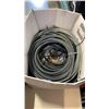 Image 2 : BOX OF BUNGEE CORDS, AND BOX OF STAIN, POLISH, PAINT, ELECTRICAL WIRE