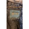 Image 2 : BLACK DANIER LEATHER JACKET - SIZE MEDIUM