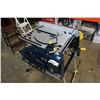 Image 2 : MASTERCRAFT CHOP SAW/TABLE SAW ON ROLLING FOLDING STAND