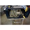 Image 3 : MASTERCRAFT CHOP SAW/TABLE SAW ON ROLLING FOLDING STAND
