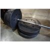 Image 9 : CAP STRENGTH WEIGHT BENCH WITH BENCH BAR, FREE LIFT BAR AND WEIGHTS - 180 LBS OF WEIGHTS