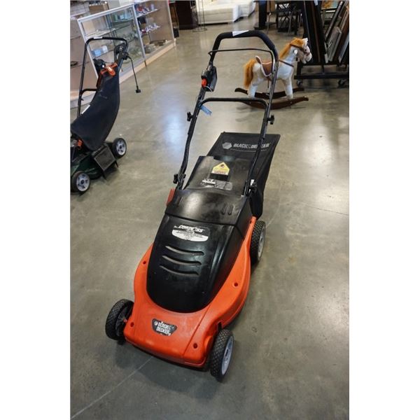 Black and decker cordless mower with key