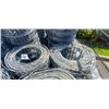 Image 2 : 3 OFFCUT ROLLS OF MESH FENCING 48" WIDE 16 GA GALVANIZED 2" X 2" APPROXIMATELY 100 FT