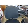 Image 3 : BLACK GAS LIFT OFFICE CHAIR WITH ADJUSTABLE ARMS