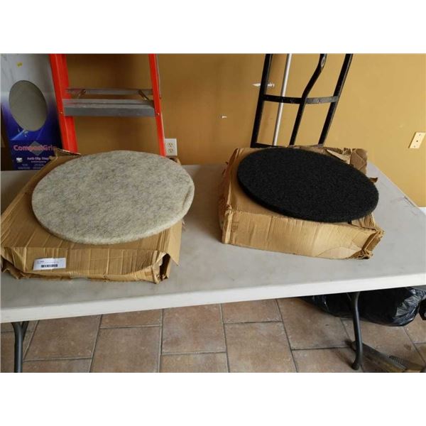 2 BOXES OF FLOOR POLISHING PADS