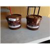 Image 1 : TWO 3KG PAILS OF CACAO BARRY COCOA BUTTER PISTOLES