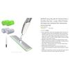 Image 7 : NEW BOOMJOY Spray Mop with 20" Aluminum Plate, 3 Microfiber Mop Pads, 1 scraper, 300ml PP Bottle, 36