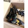 Image 2 : 12 1999 GLOW IN THE DARK BATMAN STICKERS PLUS 3 BATMAN FIGURES AND 2 BATMAN CARS