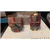 Image 3 : BOX OF PURSES, LEATHER DOCTORS BAG AND 2 COOKIE JAR HOUSES