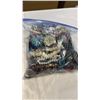 Image 2 : LARGE BAG AND BOX OF JEWELLERY